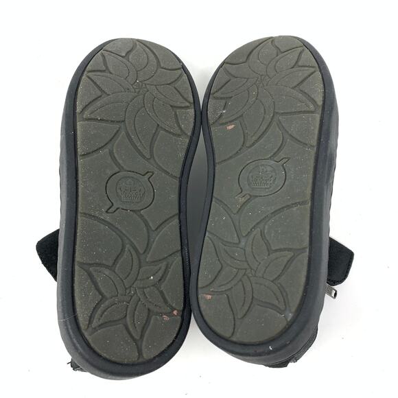 Born Women's Size 7 Scone Distressed Suede Ankle Booties Round Toe Black - Picture 6 of 7